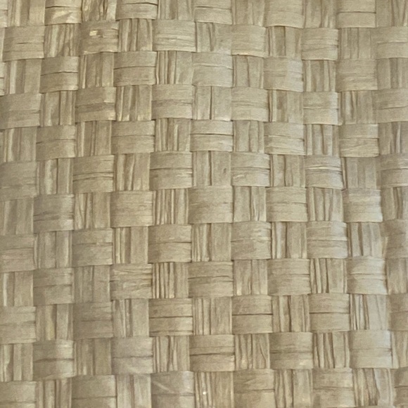 NEW Womens Lulu Ivory Woven Raffia Tote - Picture 2 of 5